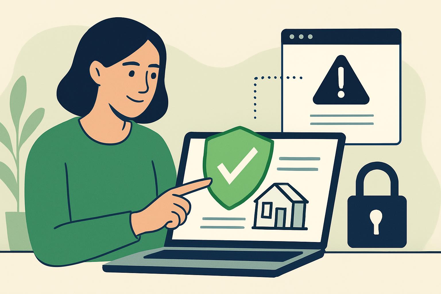 AI illustration: How to Independently Verify an Online Rental Request: Protecting Yourself from Scams
